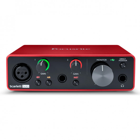 Внешняя звуковая карта FOCUSRITE Scarlett Solo 3rd Gen в Челябинске