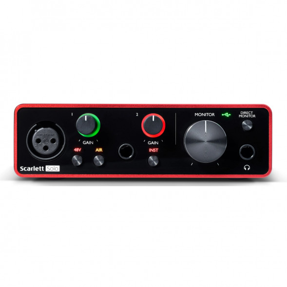 Внешняя звуковая карта FOCUSRITE Scarlett Solo 3rd Gen в Челябинске