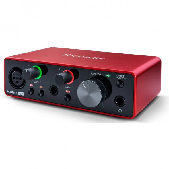 Внешняя звуковая карта FOCUSRITE Scarlett Solo 3rd Gen в Челябинске