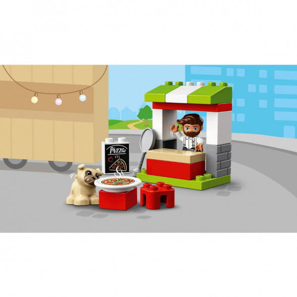 Конструктор LEGO DUPLO 10927 Town Киоск-пиццерия в Челябинске