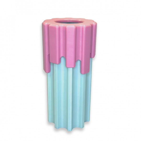 Ваза HatRom Drip, розовый - бирюзовый в Челябинске