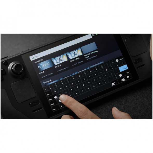 Игровая приставка Valve Steam Deck 512 ГБ SSD, черный в Челябинске