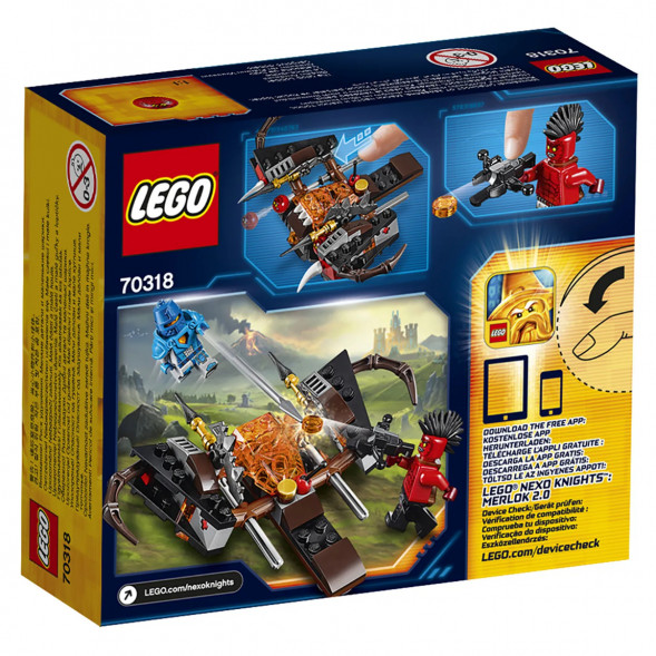 Конструктор LEGO Nexo Knights 70318 Шаровая ракета в Челябинске