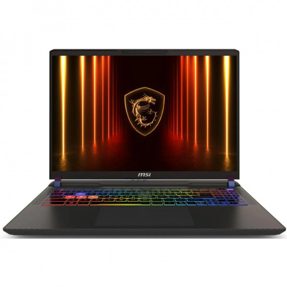 Ноутбук MSI Vector A16 HX A8WHG-033XRU (16&amp;quot;, IPS, AMD Ryzen 9 8940HX 2.4ГГц, 16-ядерный, 16ГБ DDR5, 1ТБ SSD, NVIDIA GeForce RTX 5070 Ti 12 ГБ, без ОС), серый космос в Челябинске