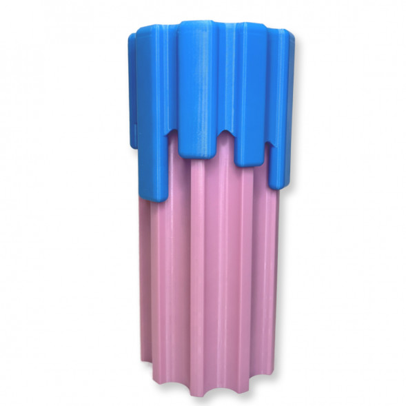 Ваза HatRom Drip, розовый - синий в Челябинске