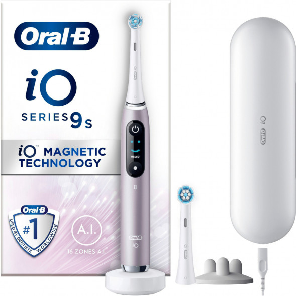 Электрическая зубная щетка Oral-B iO Series 9s (387194), Розовый кварц в Челябинске