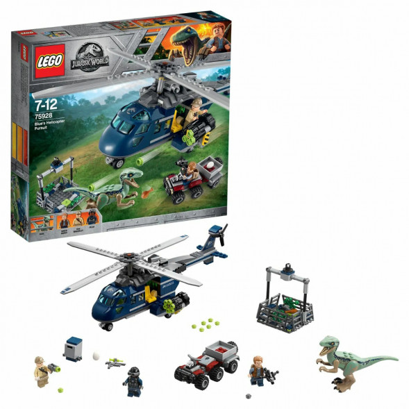 Конструктор LEGO Jurassic World 75928 Погоня за Блю на вертолёте  в Челябинске
