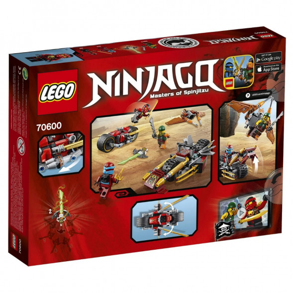 Конструктор LEGO Ninjago 70600 Погоня на мотоциклах в Челябинске