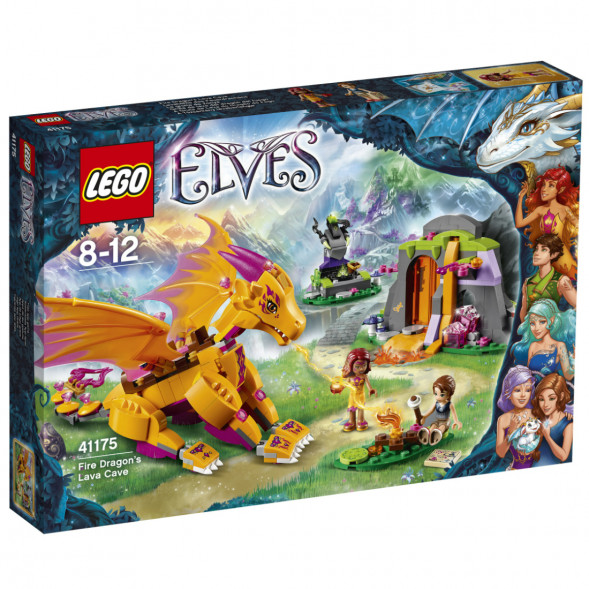 Конструктор LEGO Elves 41175 Лавовая пещера дракона огня в Челябинске
