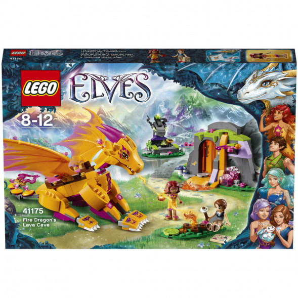 Конструктор LEGO Elves 41175 Лавовая пещера дракона огня в Челябинске