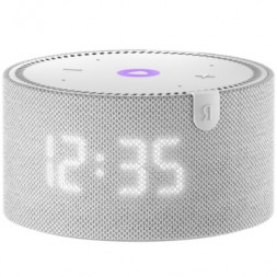 Умная колонка Яндекс Новая Станция Мини (с часами) - умная колонка с Алисой, серый опал