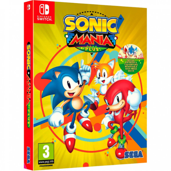 Sonic Mania Plus + Артбук (Nintendo Switch, Английская версия) в Челябинске