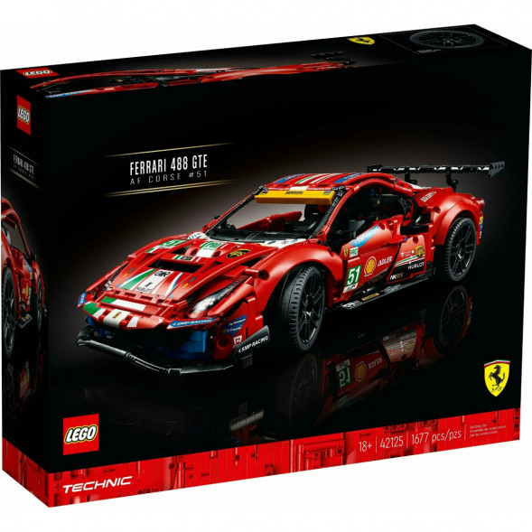 Конструктор LEGO Technic 42125 Ferrari 488 GTE &amp;quot;AF Corse #51&amp;quot; в Челябинске