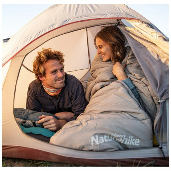 Спальный мешок Naturehike Envelope M180 (левый), зелёный в Челябинске