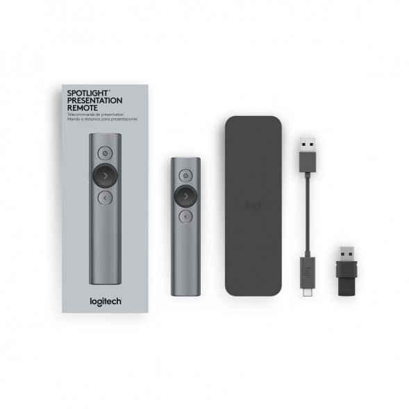 Презентер Logitech Spotlight Presentation Remote серый в Челябинске