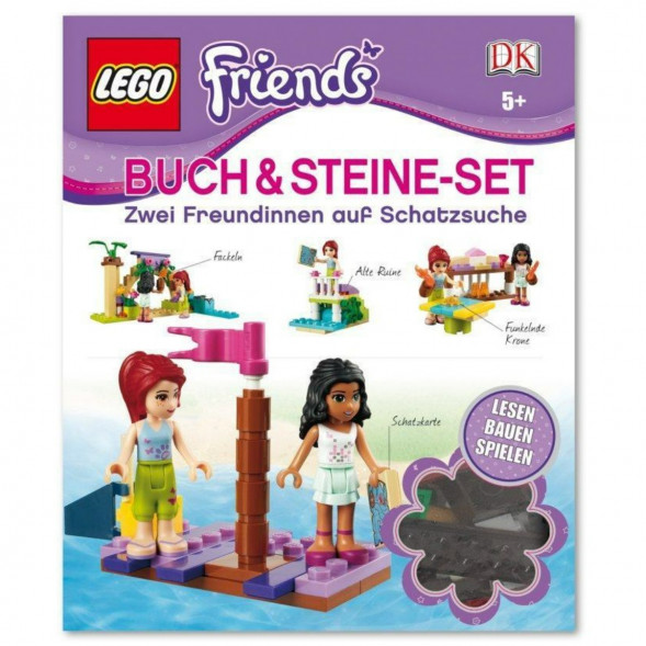 Книга и набор кубиков LEGO Friends Buch &amp;amp; Steine-Set Zwei Freundinnen auf Schatzsuche в Челябинске