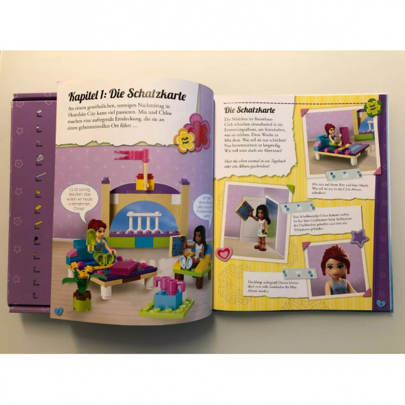 Книга и набор кубиков LEGO Friends Buch &amp;amp; Steine-Set Zwei Freundinnen auf Schatzsuche в Челябинске