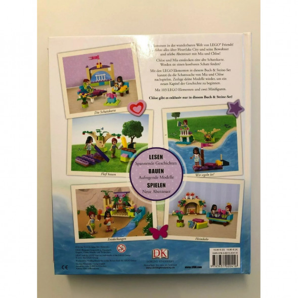 Книга и набор кубиков LEGO Friends Buch &amp;amp; Steine-Set Zwei Freundinnen auf Schatzsuche в Челябинске