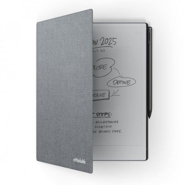 Графический планшет reMarkable 2 со стилусом Marker Plus и чехлом Book Folio серый (RM114) в Челябинске