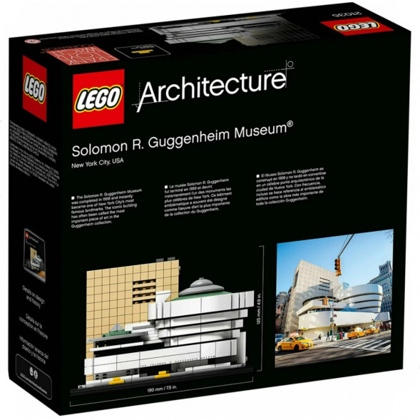 Конструктор LEGO Architecture 21035 Музей Соломона Гуггенхайма в Челябинске