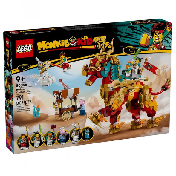 Конструктор LEGO Monkie Kid 80066 Мифическое существо Цилинь в Челябинске