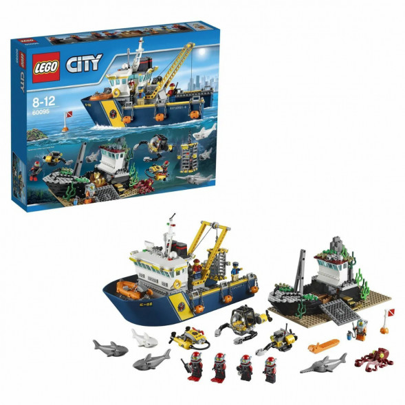 Конструктор LEGO City 60095 Корабль исследователей морских глубин в Челябинске