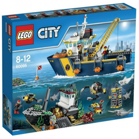 Конструктор LEGO City 60095 Корабль исследователей морских глубин в Челябинске