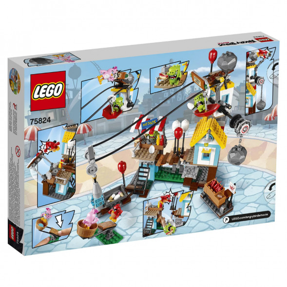 Конструктор LEGO Angry Birds 75824 Разгром Свинограда в Челябинске