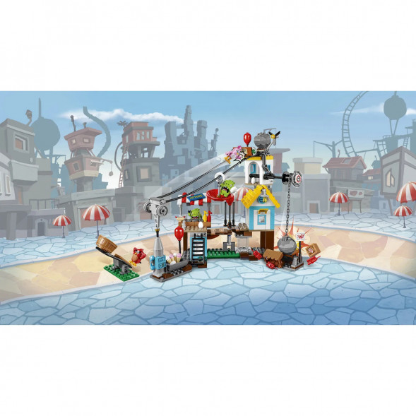 Конструктор LEGO Angry Birds 75824 Разгром Свинограда в Челябинске