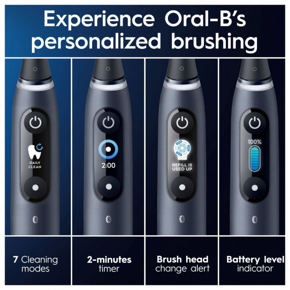 Электрическая зубная щетка Oral-B iO Series 9s (387071), Black Onyx в Челябинске
