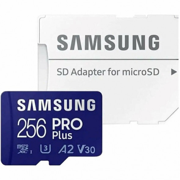 Карта памяти micro SDXC 256Gb Samsung PRO Plus U3 A2 V30 180/130MB/s в Челябинске