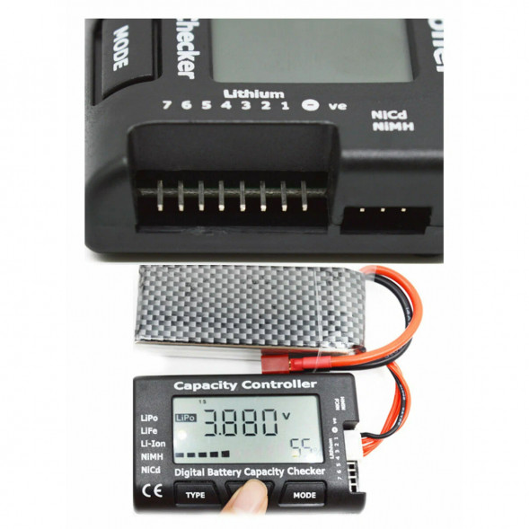 Тестер ёмкости аккумулятора CellMeter-7 с функцией балансировки ячеек в Челябинске