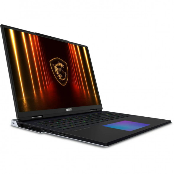 Ноутбук MSI Titan 18 HX AI A2XWJG-206RU (18&amp;quot;, IPS, Intel Core Ultra 9 285HX 2.8ГГц, 24 ядра, 64ГБ DDR5, 4ТБ SSD, NVIDIA GeForce RTX 5090 24 ГБ, Windows 11 Home), черный в Челябинске