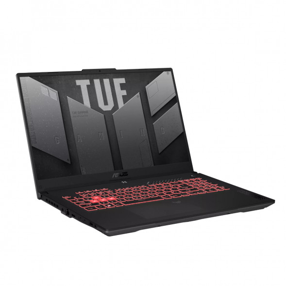 Ноутбук ASUS TUF Gaming A17 FA707NUG-HX156 (17.3&amp;quot;, IPS, 6 ядер, AMD Ryzen 7 7445HS 3.2 ГГц, 16 ГБ DDR5, SSD 512 ГБ, NVIDIA GeForce RTX 4050 - 6 ГБ, без ОС), черный в Челябинске