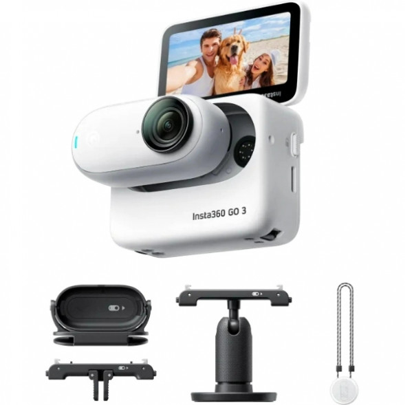 Экшн-камера Insta360 GO 3 Action Kit 64 GB, Arctic White в Челябинске