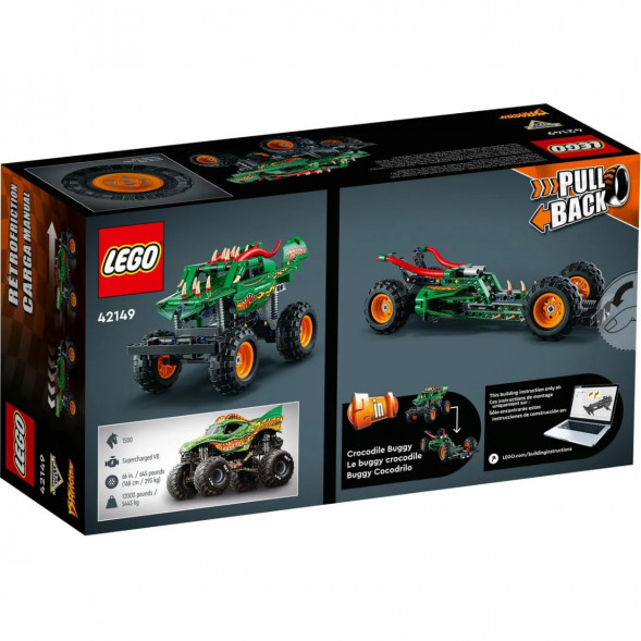 Конструктор LEGO Technic 42149 Монстер Джем «Дракон» в Челябинске