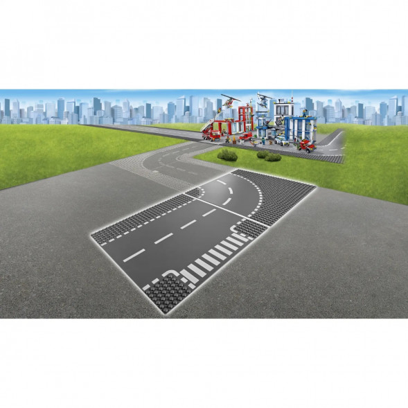 Конструктор LEGO City 7281 Т-образный перекрёсток и поворот в Челябинске