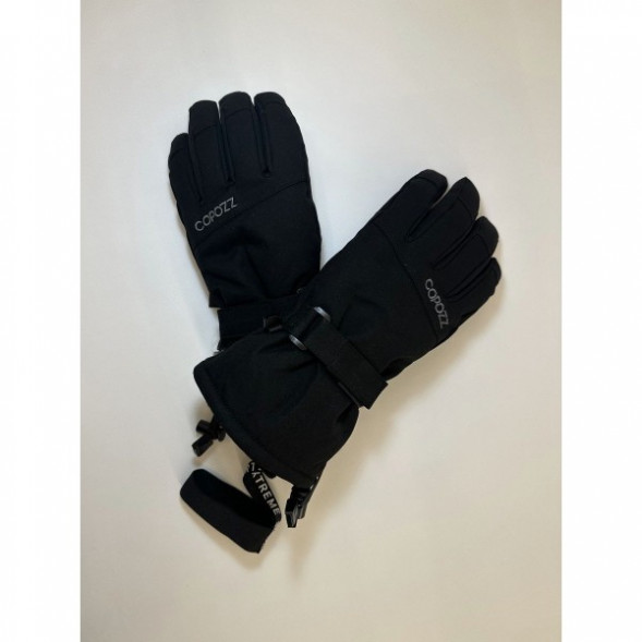 Перчатки горнолыжные сноубордические Copozz (черный, L) в Челябинске