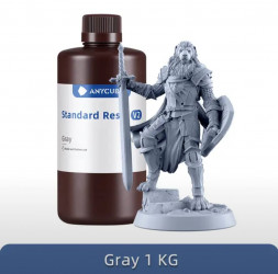 Смола для 3D печати ANYCUBIC Standart Resin V2 Gray 1 кг