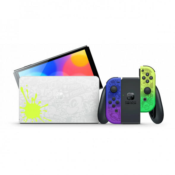 Игровая приставка Nintendo Switch OLED 64 ГБ, Splatoon 3 Edition в Челябинске