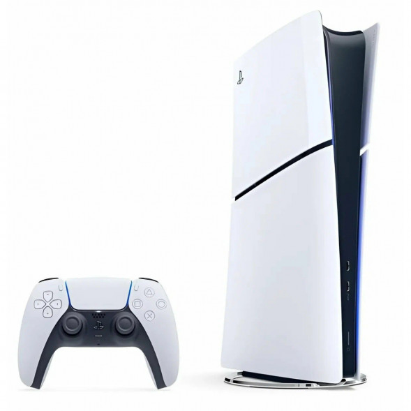 Игровая приставка Sony PlayStation 5 Slim 825 ГБ без дисковода, белый в Челябинске