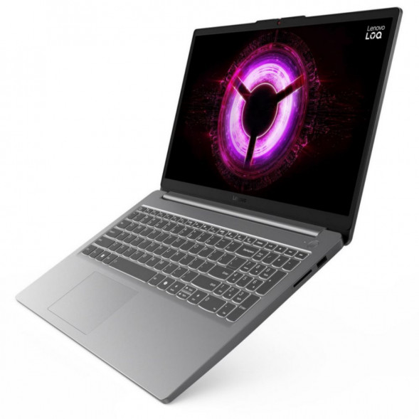 Ноутбук Lenovo LOQ 15ARP10E (83S0007FUS) (15.6&amp;quot;, IPS, AMD Ryzen 7 170 3.2 ГГц, 8 ядер, 16 ГБ DDR5, SSD 512 ГБ, NVIDIA  GeForce RTX 4050 - 6 ГБ, Windows 11 Home), серый в Челябинске
