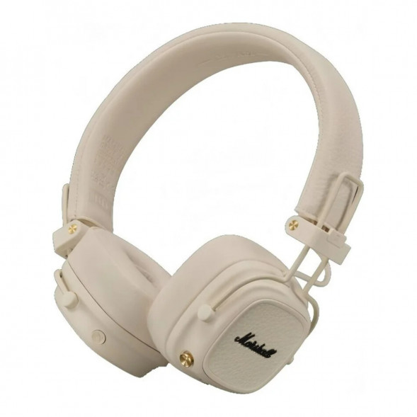 Беспроводные наушники Marshall Major V, кремовый в Челябинске