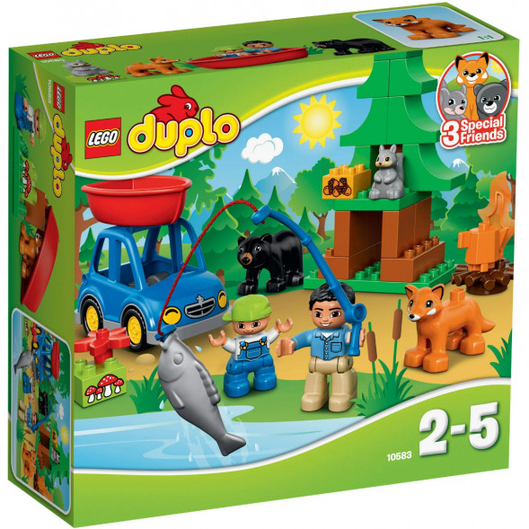 Конструктор LEGO DUPLO 10583 Рыбалка в лесу в Челябинске