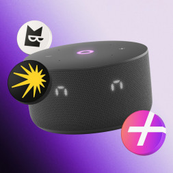 Умная колонка Яндекс Станция Мини 3 c Алисой на YandexGPT, чёрная