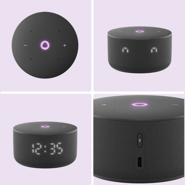 Умная колонка Яндекс Станция Мини 3 c Алисой на YandexGPT, чёрная в Челябинске