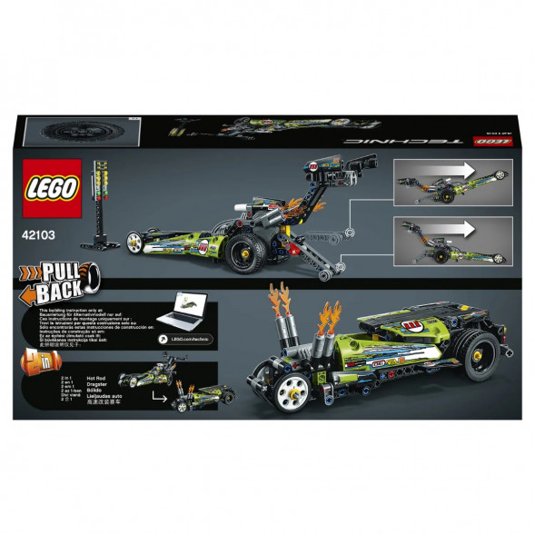 Конструктор LEGO Technic 42103 Драгстер в Челябинске