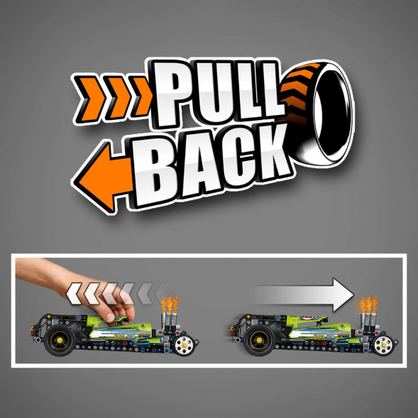 Конструктор LEGO Technic 42103 Драгстер в Челябинске