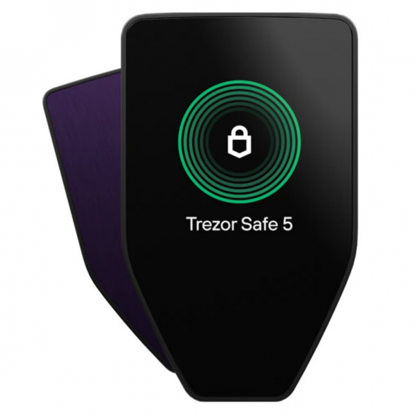 Аппаратный криптокошелек Trezor Safe 5, Violet Ore в Челябинске