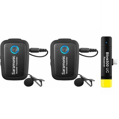 Радиосистема Saramonic Blink 500 B6, комплектация: микрофон, 2 ручных передатчика, приемник, черный в Челябинске